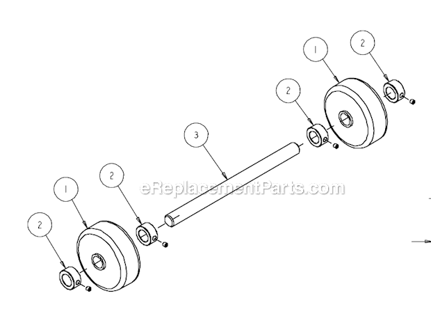 Page F Diagram and Parts List for CX-3 Robin Engine MK Diamond Concrete Saw